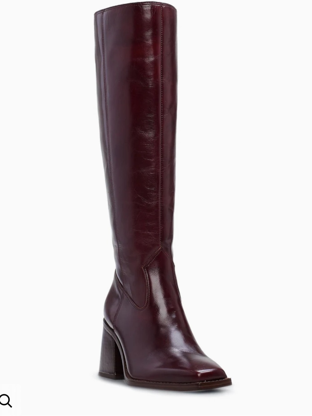 Vince Camuto Sangeti Narrow Calf Boot Dark Mahogany Size 8.5 NIB
